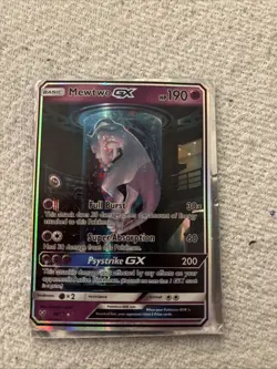 Pokemon Card Mewtwo Gx Secret Shining - Image 1