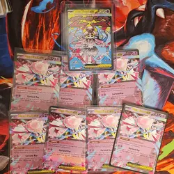 Pokemon TCG Mega Diance Lot. 8 Cards NM - Image 1