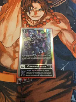 Digimon Card Game - Blast Ace SR Commandramon #BT14-056 - Image 1