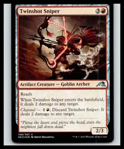 Twinshot Sniper Foil | 168 NM/M | Kamigawa: Neon Dynasty Magic: The Gathering - Image 1