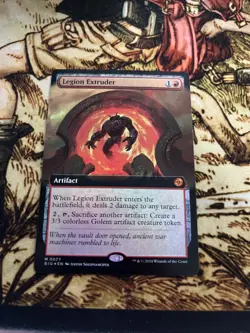 Legion Extruder - Foil Extended Art OTJ LP MTG - Image 1
