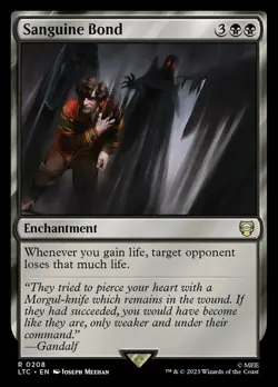 Magic The Gathering MTG SANGUINE BOND The Lord of the Rings NM Near Mint - Image 1