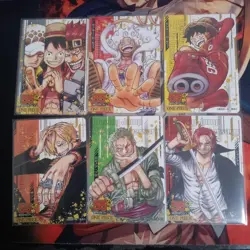 One Piece Weekly Shonen Jump 55th Anniversary Card Set of 6 - Image 5