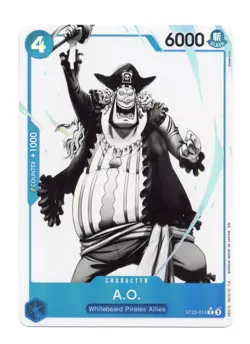A.O. (Parallel) ST22-014 C Foil One Piece Starter Deck 22: Ace & Newgate Eng NM - Image 1