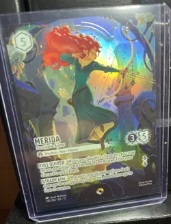 Merida Formidable Archer Lorcana Iconic 242/204 Wilds Unknown Holo Foil Disney - Image 2