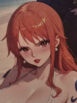 Nami One Piece Love Awakens Card Waifu Anime Goddess Story QR QR-17 - Image 3