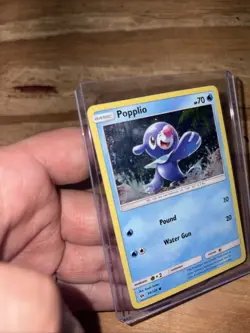 Popplio 39/149 Cosmos holo Pokemon Card (Sun & Moon Base Set) LP - Image 4