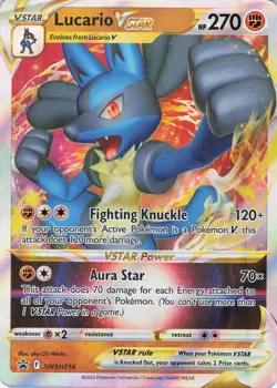 Lucario VSTAR Holo Promo SWSH: Sword & Shield Promo Cards SWSH214 - Image 1