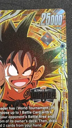 Son Goku Childhood Sb01 018 Winner Dragon Ball Card Game TCG Nm Eng Ultimate - Image 4