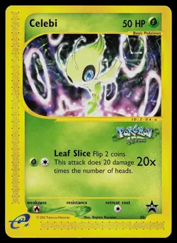 Pokemon Card - Celebi WoTC 50 Pokemon 4Ever Promo - Image 1
