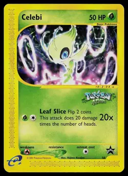Pokemon Card - Celebi WoTC 50 Pokemon 4Ever Promo - Image 1