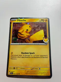 Pikachu (Pokemon Day 2026) 051/162 Holo Miscellaneous Cards & Products Pokemon - Image 1