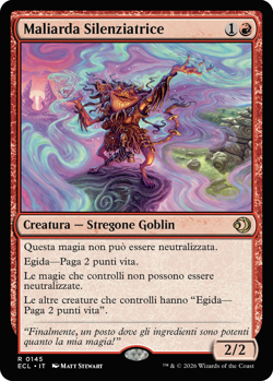 MTG MAGIC - 1x HEXING SQUELCHER - MALIARDA SILENZIATRICE - ECL - ITA [145] - Image 1