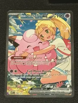 Pokemon Lillie's Clefairy EX SIR 280/217 Ascended Heroes - Image 1