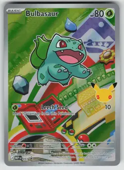 BULBASAUR 037 HOLO PROMO ME: MEGA EVOLUTION PROMO POKEMON HOLO NEAR MINT - Image 1