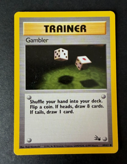 Fossil Gambler 60/62 Common Pokemon Unlimited MP - Image 1