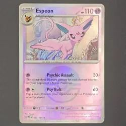 Espeon 033/131 Pokemon TCG Prismatic Evolutions Pokeball Reverse Holo - Image 1