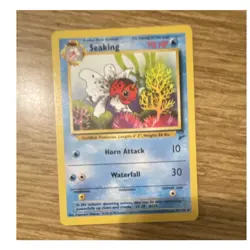 Nintendo Pokemon TCG Fossil Seaking 46/64 1999 Uncommon EN 70 HP Unlimited - Image 1
