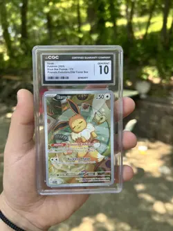 CGC 10 EEVEE 173 PRISMATIC ETB BLACK STAR PROMO POKEMON GEM MINT - Image 1
