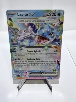 Lapras ex 032/142 Sv07 Stellar Crown Holo Double Rare 220 NM Pokemon TCG - Image 1