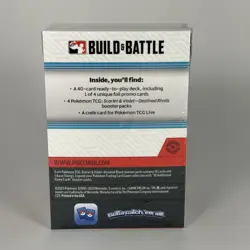 Pokemon Destined Rivals Lot 7 Sleeved Booster Packs + Build & Battle Box - Image 4