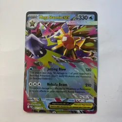 2026 Pokemon TCG Perfect Order Mega Starmie Ex 021/088 Super Rare Near Mint - Image 4