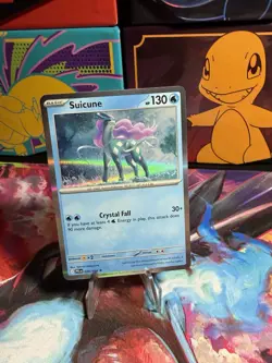 Suicune 026/094 Phantasmal Flames Holo Pokemon TCG NM - Image 1