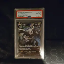 Lugia V #186 Alternate Art Pokemon Sword & Shield Silver Tempest PSA 8 - Image 2