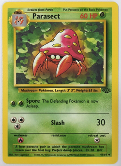 POKEMON PARASECT 41/64 JUNGLE UNCOMMON NEAR MINT - Image 1