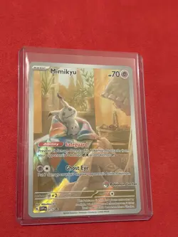 Pokemon TCG Mimikyu Paldean Fates Pokemon Center Promo 075 - Image 1