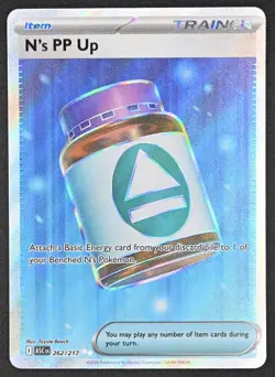 N's PP Up 262/217 Pokemon TCG Mega Evolution Me: Ascended Heroes Full Art NM - Image 1