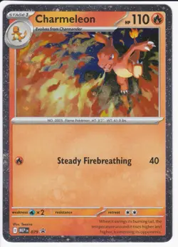 Charmeleon Chaos Rising Black Star Promo 079 Cosmo Holo NM - Image 1