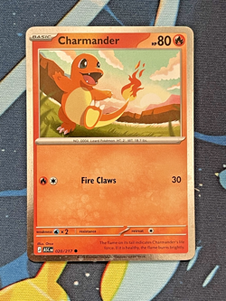Pokemon Charmander Ascended Heroes 020/217 Cosmo Holo Promo - Image 1
