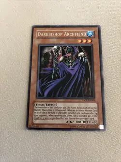 yugioh Darkbishop Archfiend DCR-EN069 rare - Image 1