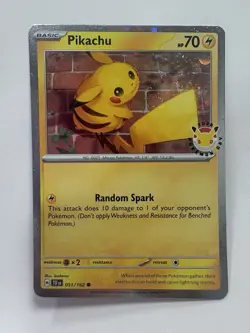 Pokemon Pikachu 051/162 [Pokemon Day 2026] Cosmos Holo - Image 1