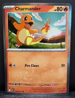 🔥 Pokemon TCG - Ascended Heroes Charmander 020/217 Cosmos Holo 🔥 - Image 1