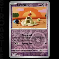 Sandygast 091/167 Sv06: Twilight Masquerade - Reverse Holo - Common- Pokemon TCG - Image 1