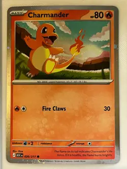Charmander 020/217 Cosmos Holo Ascended Heroes Promo Pokemon Near Mint - Image 1