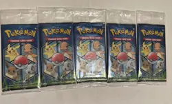 Pokemon Let's Go Kanto Promo Booster Packs General Mills 5x Sealed - Image 1