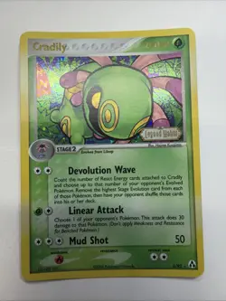 Cradily 3/92 Reverse Holo Stamped Legend Maker Pokemon 2006 NM - Image 1