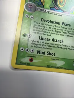 Cradily 3/92 Reverse Holo Stamped Legend Maker Pokemon 2006 NM - Image 2