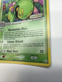 Cradily 3/92 Reverse Holo Stamped Legend Maker Pokemon 2006 NM - Image 3