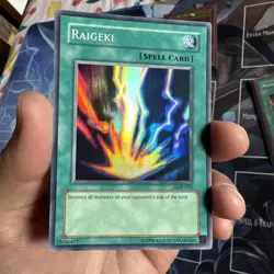 Raigeki LOB-053 Unlimited Super Rare LP - Image 1