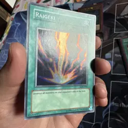 Raigeki LOB-053 Unlimited Super Rare LP - Image 2