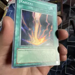 Raigeki LOB-053 Unlimited Super Rare LP - Image 3