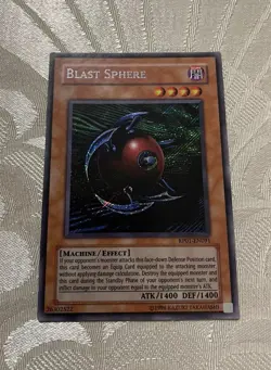 Yugioh Retro Pack Blast Sphere RP01-EN091 Secret Rare Foil Bleed OG PRINT - Image 1