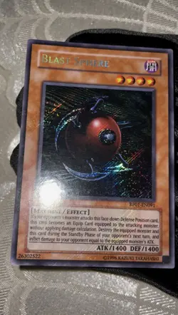Yugioh Retro Pack Blast Sphere RP01-EN091 Secret Rare Foil Bleed OG PRINT - Image 3
