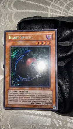 Yugioh Retro Pack Blast Sphere RP01-EN091 Secret Rare Foil Bleed OG PRINT - Image 4