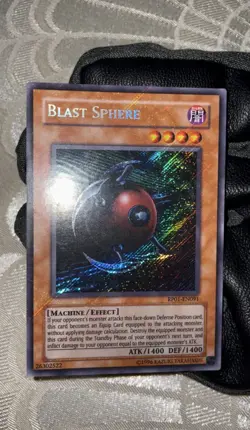 Yugioh Retro Pack Blast Sphere RP01-EN091 Secret Rare Foil Bleed OG PRINT - Image 5