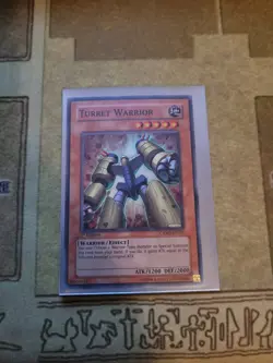 YUGIOH TURRET WARRIOR CRMS-EN001 SUPER 1ST ED NM - Image 1